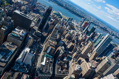 Aerial view of cityscape