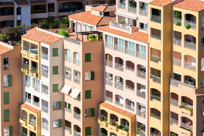 Low angle view of residential building