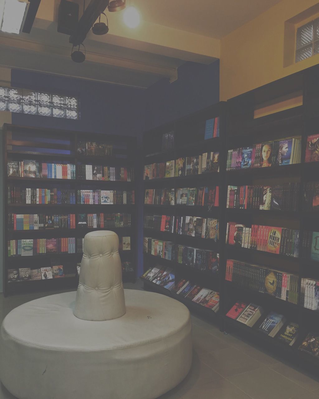 illuminated, arrangement, shelf, large group of objects, no people, store, still life, abundance, day, modern, empty