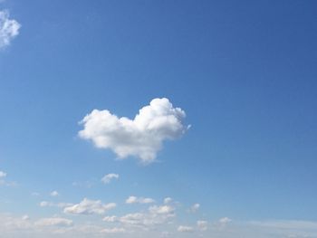 Low angle view of cloudy sky