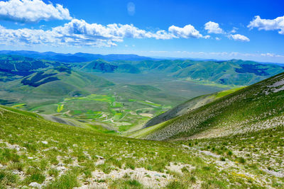 Scenic view of landscape against sky