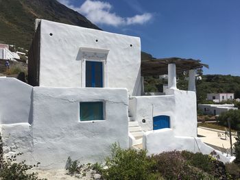 Low angle view of building against sky