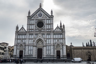 The basilica of santa croce in florence