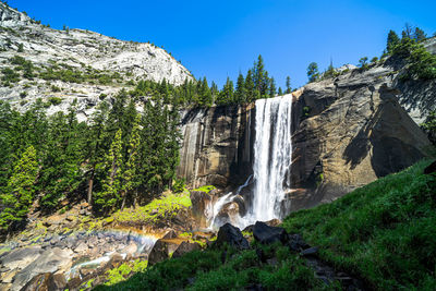 Vernal fall at yosemite national park.