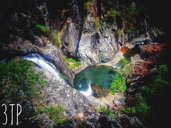 Scenic view of river against mountains