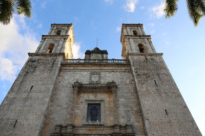 Low angle view of building against sky