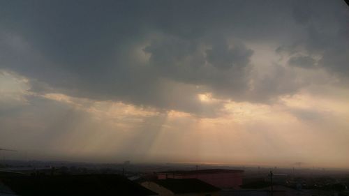 Scenic view of cloudy sky