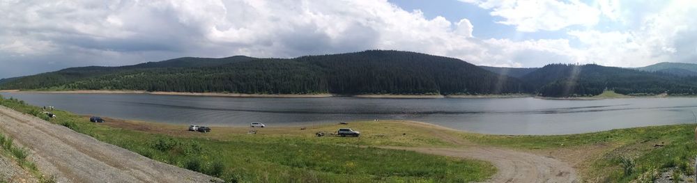 Panoramic view of landscape against sky