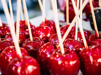 Close-up of strawberries