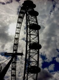 Low angle view of cloudy sky