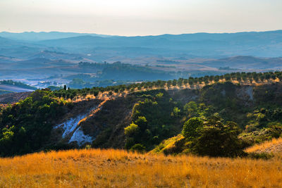 Scenic view of landscape against sky