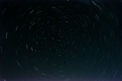 Low angle view of star field at night