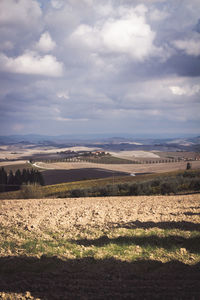 Scenic view of landscape against sky