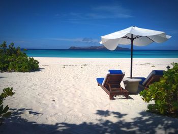 The sky, ocean, and the sand, it's summer vibes indeed all year long.