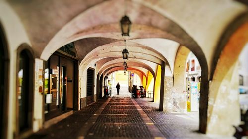 Corridor of building