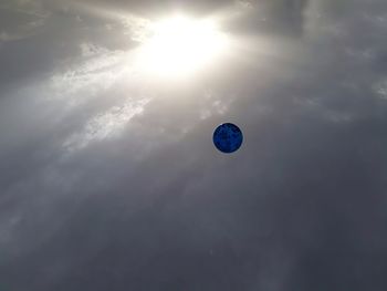 Low angle view of moon in water