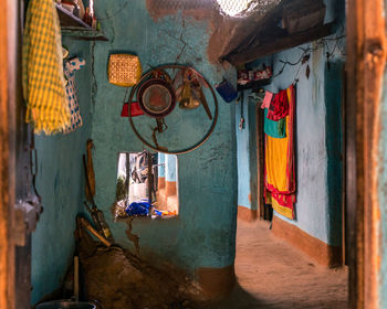 Interior of abandoned house