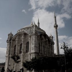 Low angle view of church against sky