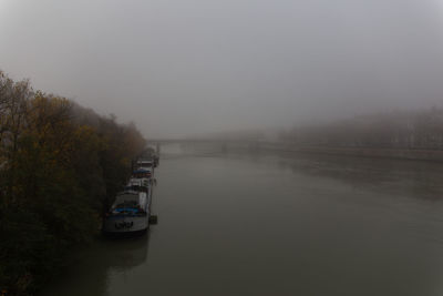 Scenic view of river against sky