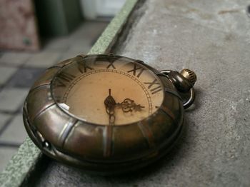 Close-up of clock