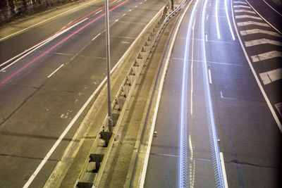 Road passing through railroad track