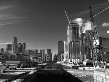 Cityscape against sky