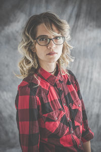 Portrait of young woman