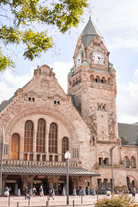 Low angle view of historic building against sky