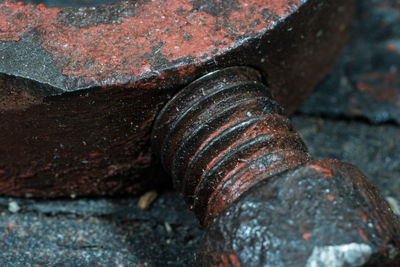 Close-up of rusty metal