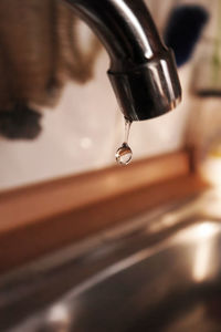 Close-up of water drop