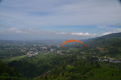 Scenic view of landscape against sky