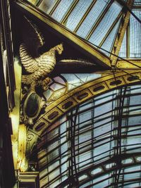 Low angle view of ceiling
