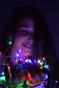 Portrait of a smiling young woman