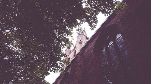 Low angle view of building against sky