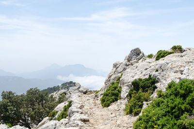 Scenic view of mountains