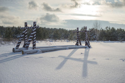 Ukrainian winter landscape