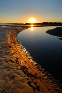 Scenic view of sunset