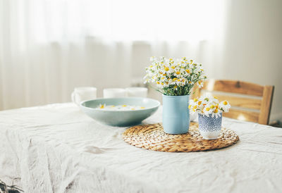 Close-up of potted plant on table