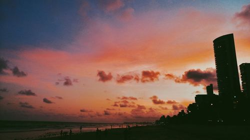 Scenic view of sky during sunset