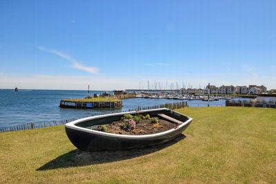 View across tayport harbour