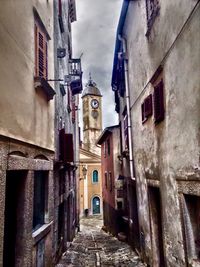 Narrow alley in town