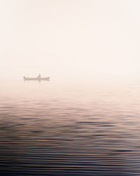 Boat in calm sea