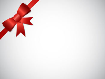 Close-up of christmas decoration against white background