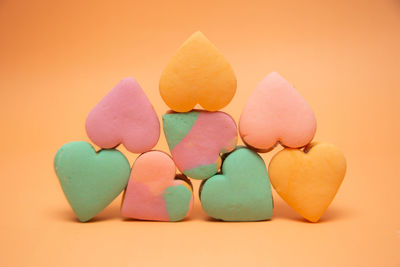 Close-up of multi colored candies