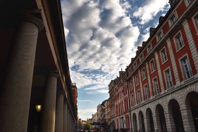 View of building against cloudy sky