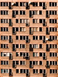 Full frame shot of apartment building