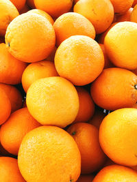Full frame shot of oranges