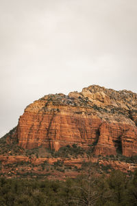 Incredible beautiful red rock wilderness mountains in coconino national forest in sedona arizona