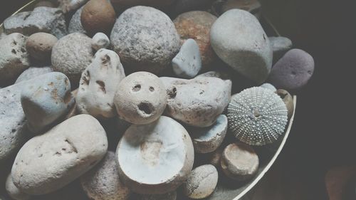 Extreme close up of pebbles