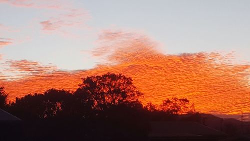 Scenic view of sky at sunset